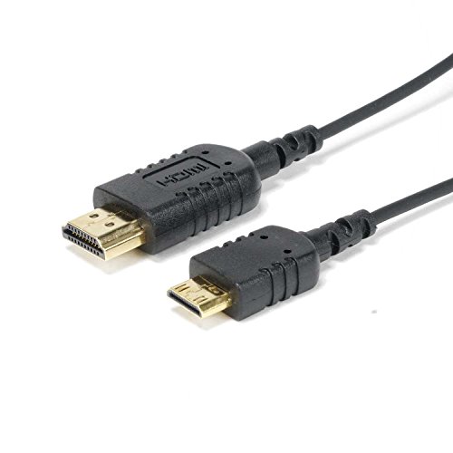 EVO GIMBALS MINI HDMI לכבל HDMI, DIA רפלקס אולטרה דק 2.5 ממ. אורך: 3.0 'ft / 91.4 סמ | סופר גמיש, 4K 60Hz